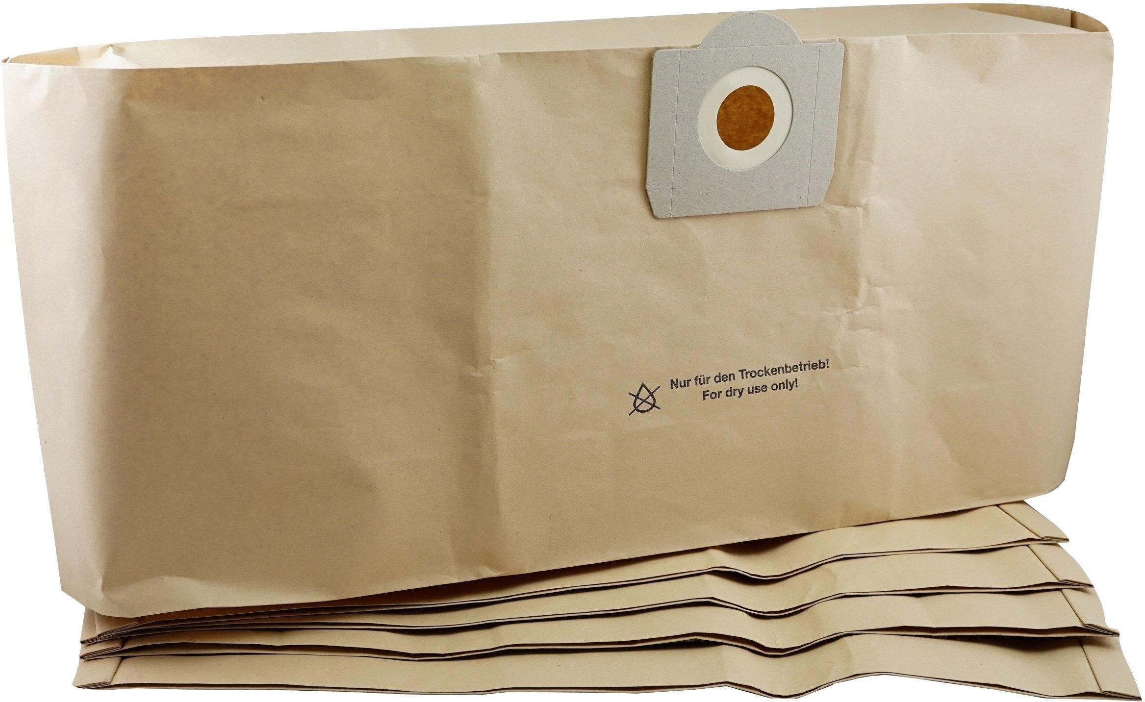 vhbw 10x sacchetto compatibile con Parkside PNTS 30/4, PNTS 30/6, PNTS 30/7, PNTS 30/6S aspirapolvere - microfibra, 45cm x 30cm
