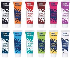 Zdjęcie Easy Stationery Farbki Akrylowe Creative 12 Kolorów - Bisztynek