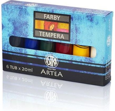 Astra  Farby Tempera 6Kol 20Ml