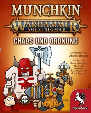 Pegasus Spiele Munchkin Warhammer Age of Sigmar Chaos & Ordnung (wersja niemiecka)