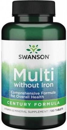 Swanson Multi Without Iron 130tabl.