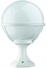CLIC-CLAC GLOBO Außen-Wandleuchte Weiß - IP43, E27 Fassung, Ø27cm, Für Terrassen & Wände, Klassisches Kugel-Design