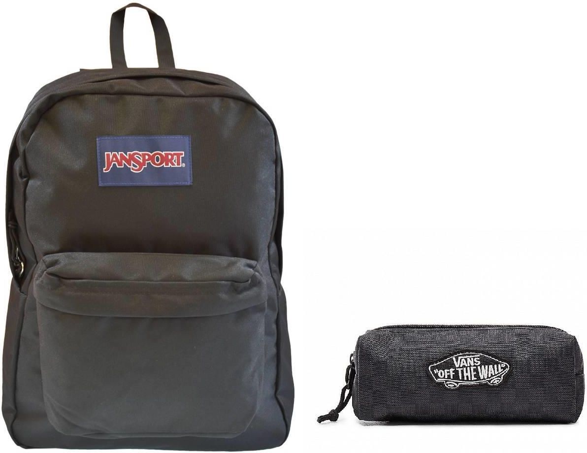 Plecak szkolny młodzieżowy JanSport SUPERBREAK ONE + Piórnik saszetka Vans