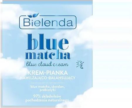 Krem Bielenda Blue Matcha Blue Matcha Blue Cloud Pianka Nawilżająco Balansujący na dzień i noc 50ml