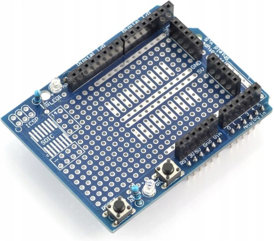 Mikrokontroler Proto Shield dla Arduino + płytka stykowa (BD) - Opinie ...