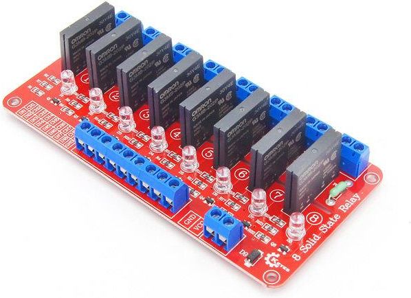 Przekaźnik Półprzewodnikowy Ssr 8 kanałowy Arduino (SSR8CH) - zdjęcie 1 Przekaźnik Półprzewodnikowy Ssr 8 kanałowy Arduino (SSR8CH)