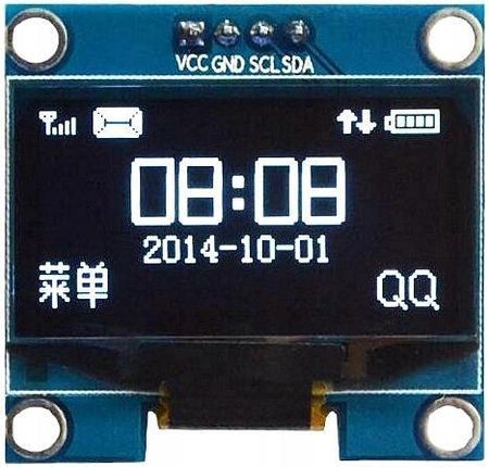 Wyświetlacz Oled 0,96 Arduino I2C SSD1306 Biały (CHN)