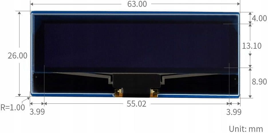 Moduł wyświetlacza Oled 2,23" dla Rpi Pico (WAVEHSARE19750) - zdjęcie 1 Moduł wyświetlacza Oled 2,23" dla Rpi Pico (WAVEHSARE19750)