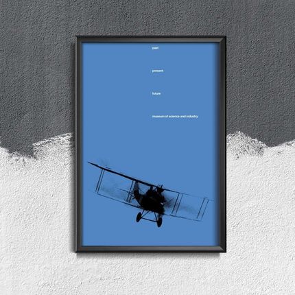 Vintageposteria Plakat W Stylu Retro Francuskie Muzeum Lotnicze Air Show Pc-W0009134