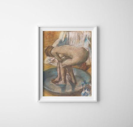 Vintageposteria Plakat Retro Do Salonu Kobieta Bathin Edgar Degas Pc-W0008564