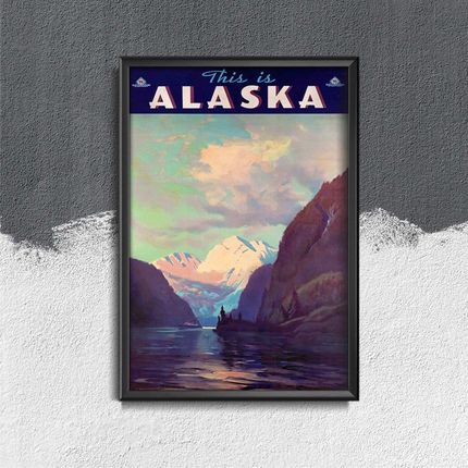 Vintageposteria Plakat Retro To Jest Alaska Pc-W0009275