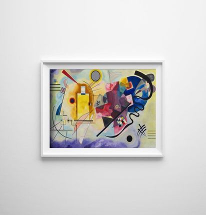 Vintageposteria Plakat Retro Do Salonu Jaune Rouge Bleu Wassily Kandinsky Pc-W0009398