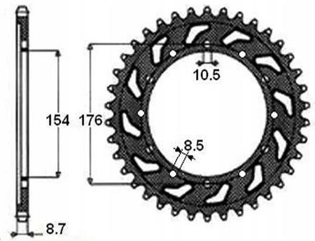 【もりーな】 Torba damska z ćwiekami