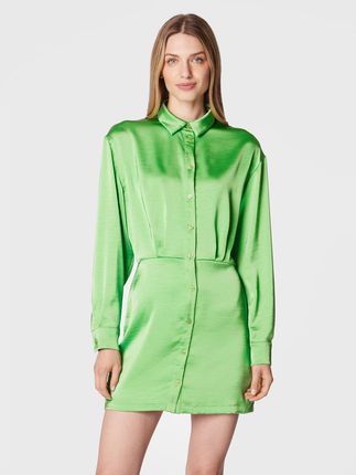 Samsøe Samsøe Sukienka koszulowa Liza F22300193 Zielony Regular Fit