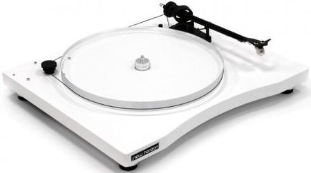 New Horizon Gramofon Analogowy Z Pokrywą - Audio 201 + At-3600L Biały 