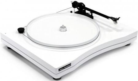 New Horizon Gramofon Analogowy Z Pokrywą - Audio 202 + At-Vm520Eb Biały 