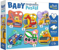 Zdjęcie Trefl Puzzle Baby Progressive 6W1 Pojazdy 44004 - Starachowice