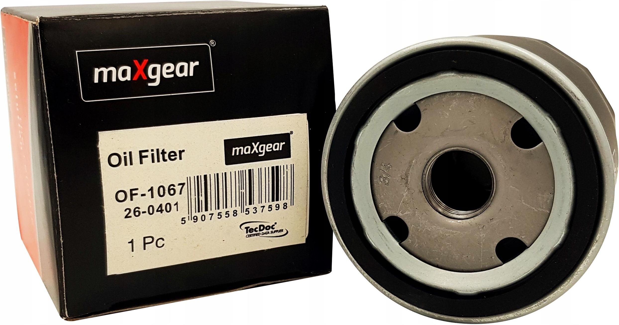 Filtr Oleju Maxgear Volvo C30 S40 S60 S80 V50 1 8 2 0 Filtr Oleju OF Filtr Oleju Maxgear Volvo C30 S40 S60 S80 V50 1 8 2 0 Filtr Oleju OF