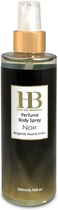 Health And Beauty Perfumowany Spray Do Ciała Noir Bergamot Musk & Amber 200 ml