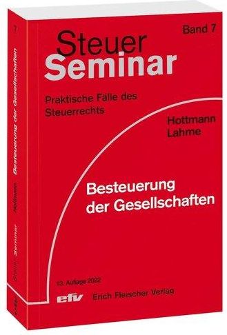 Besteuerung Der Gesellschaften Hottmann, Jürgen - Literatura ...