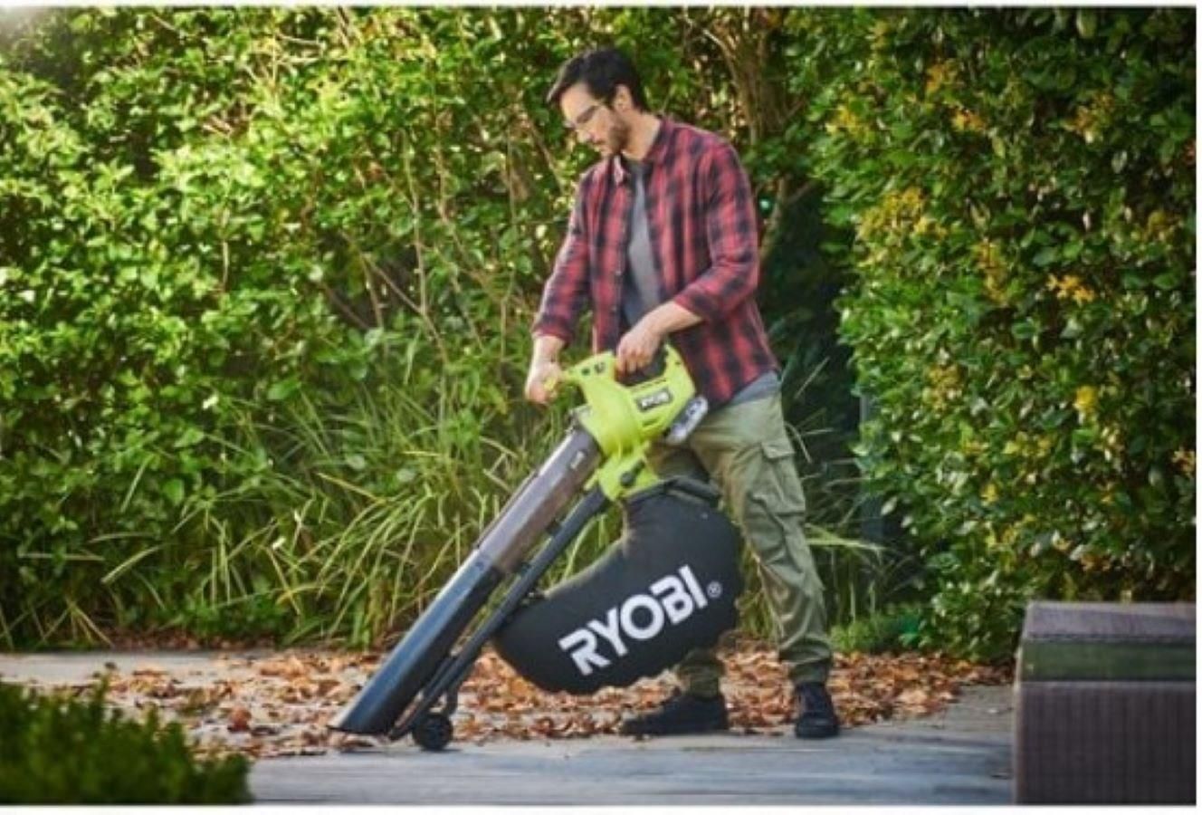 фото Садовая воздуходувка Ryobi RY18BVXA-0