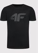 4F, T-Shirt, H4Z22-TSM353 20S, czarny, M