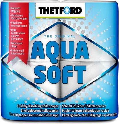 Thetford Papier Toaletowy Aqua Soft 4 Rolki 8710315000023