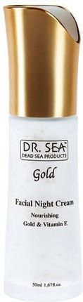 Krem Dr Sea Odżywczy ​​Do Twarzy Ze Złotem I Witaminą E - Dr.Sea Gold & Vitamin Night Nourishing na noc 50ml