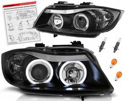 Zdjęcie Bmw 3 E90 E91 05-08 Lampy Reflektory Black Ringi CTS-TUNING ANGEL EYE 76 - Świętochłowice