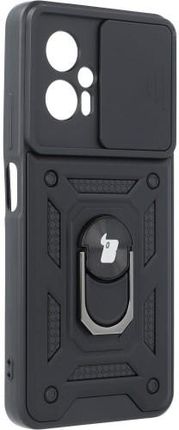 Etui Bizon Case CamShield Ring  Xiaomi Poco X4 GT, czarne 41555