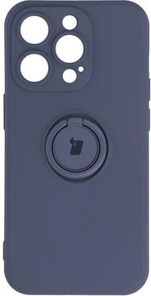 Etui Bizon Case Silicone Ring Sq iPhone 14 Pro, szare 42173