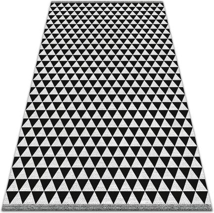 Nowoczesny dywan na balkon wzór Wzór trójkąty 150x225 cm