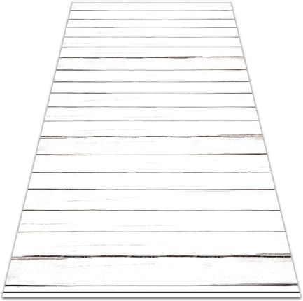 Dywan ogrodowy piękny wzór Stare białe deski 100x150 cm