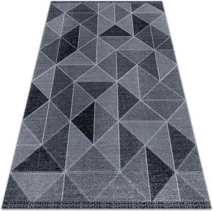 Nowoczesna wykładzina tarasowa Kwadraty i trójkąty 80x120 cm