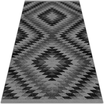 Nowoczesny dywan tarasowy Ciemne równoległoboki 120x180 cm