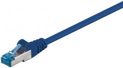 GOOBAY KABEL LAN PATCH CORD CAT 6A S/FTP NIEBIESKI 15M NIEBIESKI ()