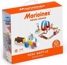 Klocki Marioinex Mini Waffle Konstruktor Niebieski 140El. 902820 - zdjęcie 1