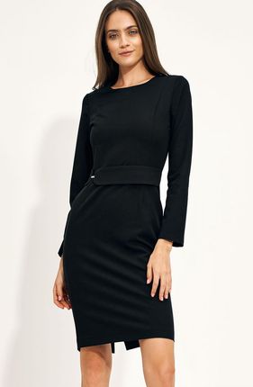 Czarna ołówkowa sukienka S206 Black