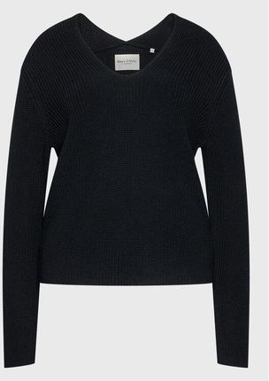 Marc O\u2019Polo We\u0142niany sweter czarny W stylu casual Moda Swetry Wełniane swetry Marc O’Polo 