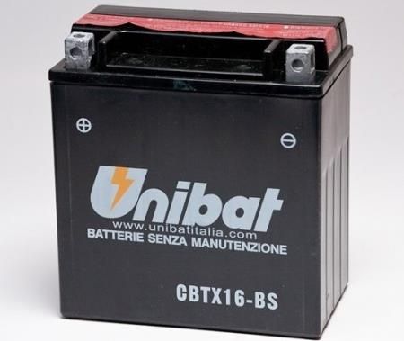Yuasa Akumulator Unibat Cbtx16-Bs,14Ah 230A Ytx16-Bs