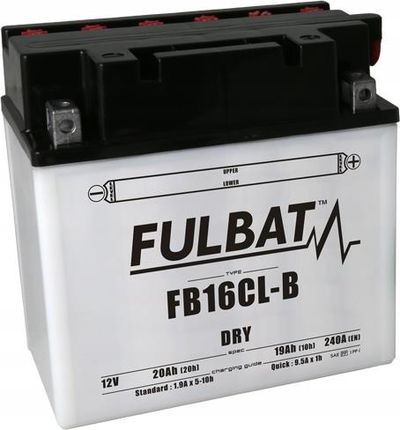 Fulbat Akumulator Dry Yb16Cl-B 20Ah 240A Fb16Cl-B