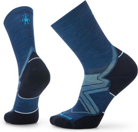 Smartwool Run Targeted Cushion Cold Crew Socks Niebieski