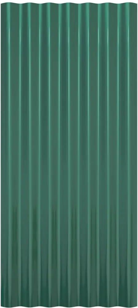 Vidaxl Panele Dachowe 12 Szt. Malowana Proszkowo Stal 80X36 Cm (319133) - zdjęcie 2 Vidaxl Panele Dachowe 12 Szt. Malowana Proszkowo Stal 80X36 Cm (319133)