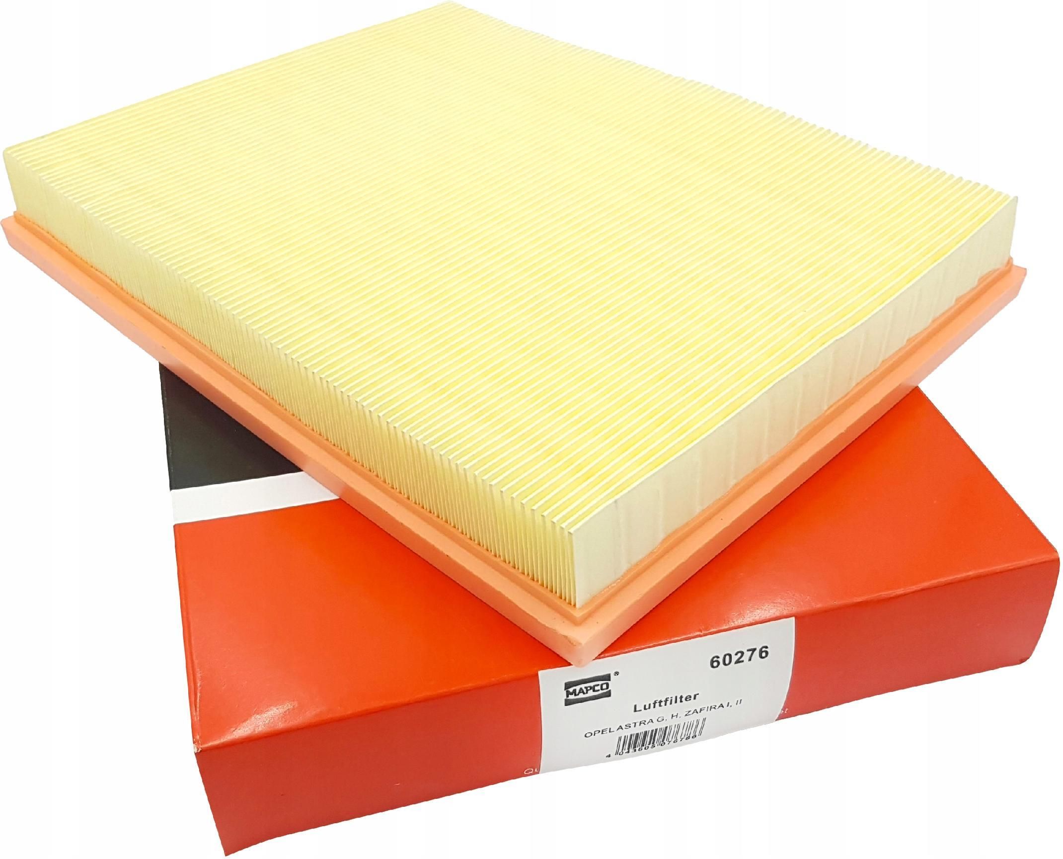 Filtro Aria Mapco 60276 - Compatibile Opel Zafira, Astra E Altri Modelli, 293x234x42mm