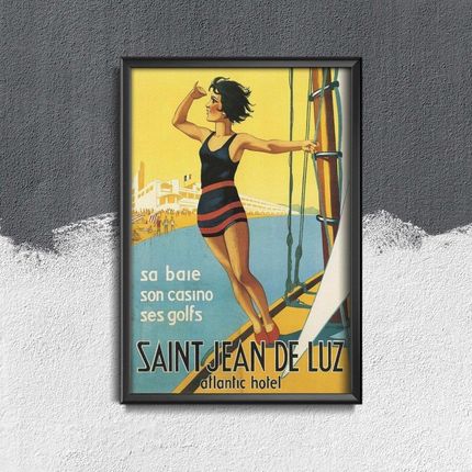 Vintageposteria Plakat Retro Do Salonu Saint Jean De Luz Pc-W0009068