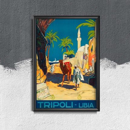 Vintageposteria Plakat Vintage Do Salonu Libia Tripolis Pc-W0009079