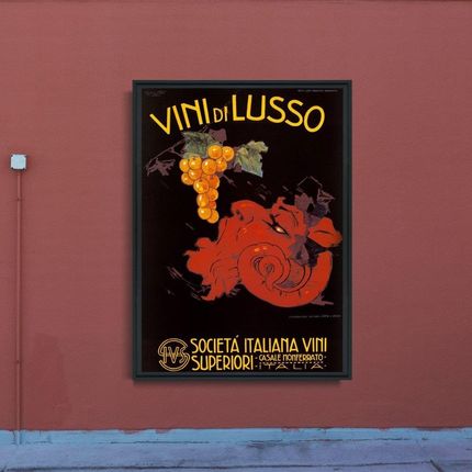 Vintageposteria Plakat Na Ścianę Z Włoskiego Wina Vini Di Lusso Pc-W0009355