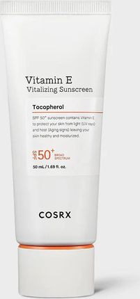 Krem Cosrx Vitamin E Vitalizing Sunscreen Spf50+ - Z Filtrem Przeciwsłonecznym I Witaminą na dzień 50ml