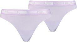 Zdjęcie PUMA Bielizna treningowa damska majtki Puma String 2Pack - Purpurowy - Glinojeck