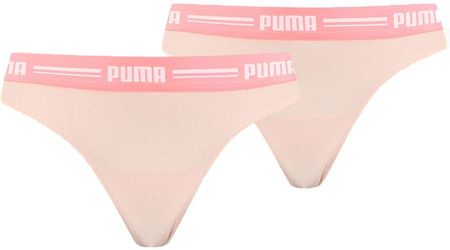 PUMA Bielizna treningowa damska majtki Puma String 2Pack - Pomarańczowy